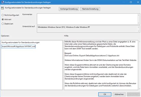 gpo standardprogramme|HowTo: Windows 10 GPO Standardprogramme festlegen